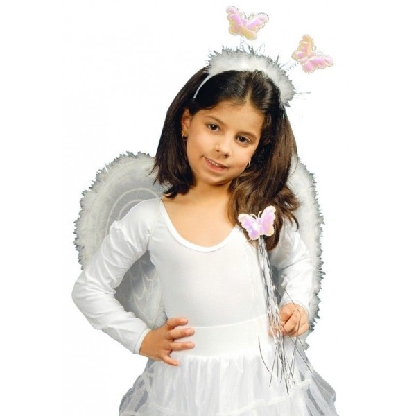 Křídla,čelenka a hůlka pro anděla Anděl dětský