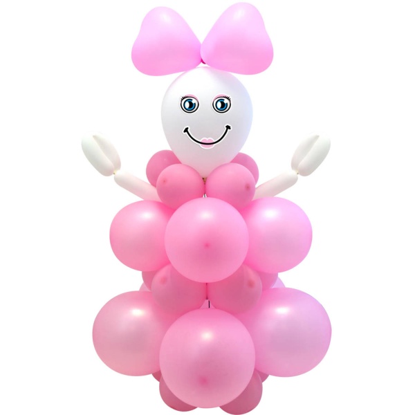 SET balónků DIY Baby Girl