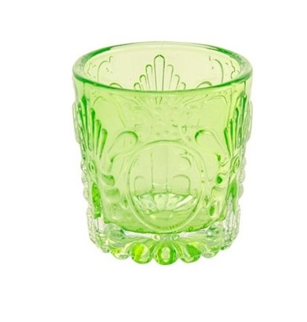 Svícínek Colonial zelený 6,7x7,8cm