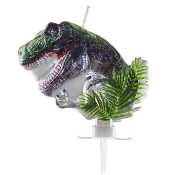 SVÍČKA metalická T-Rex