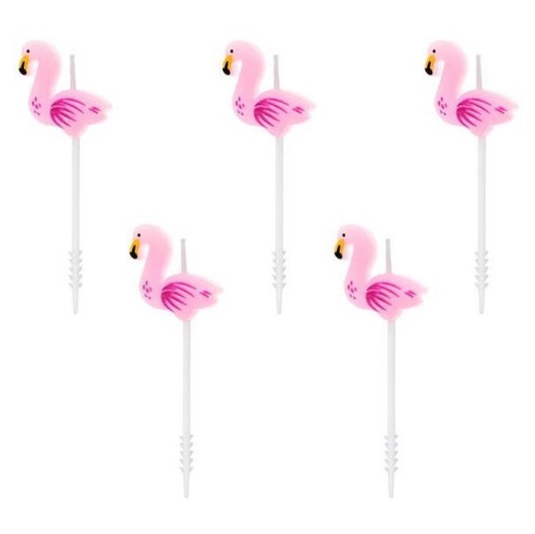 Levně Flamingo party - SVÍČKY Plameňáci 3cm