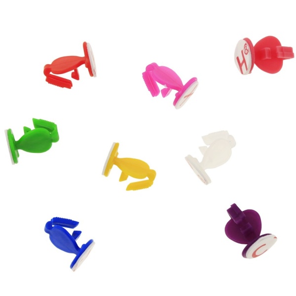 Samolepicí balónkové háčky mix barev 100 ks