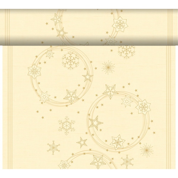 Levně Šerpa stolová Dunicel Star Shine Cream 40 cm x 4,8 m
