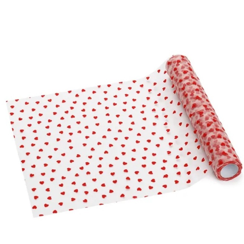 �erpa tylov� na st�l se srd��ky, �erven�, 0,36 x 9 m