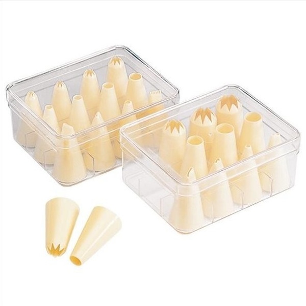 Set plastových zdobicích špiček 12 ks