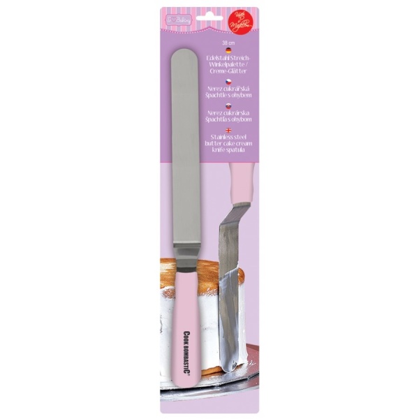 Špachtle cukrářská nerez s ohybem 40 cm