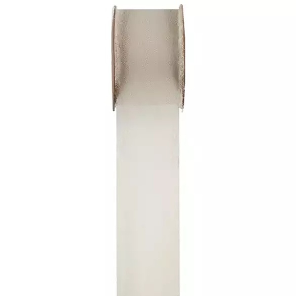 Stuha krepová textilie Ivory 4 cm/5 m