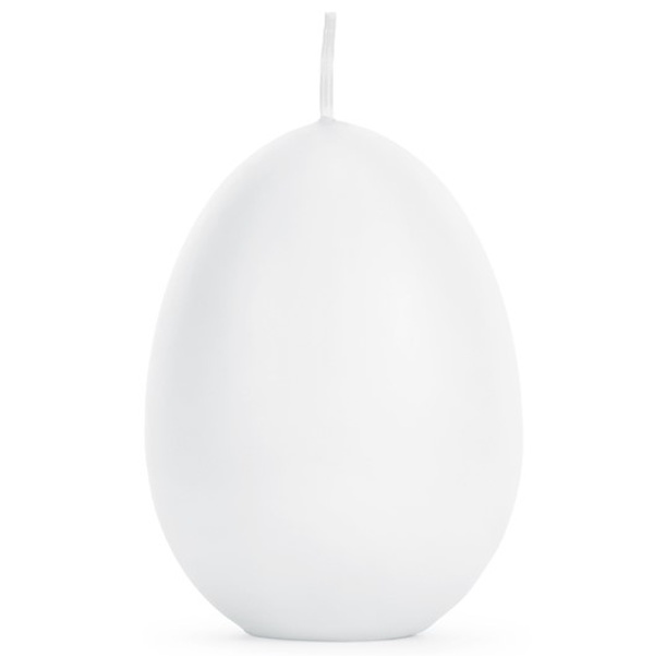 Svíčka velikonoční Vejce bílé, 10 cm 1 ks