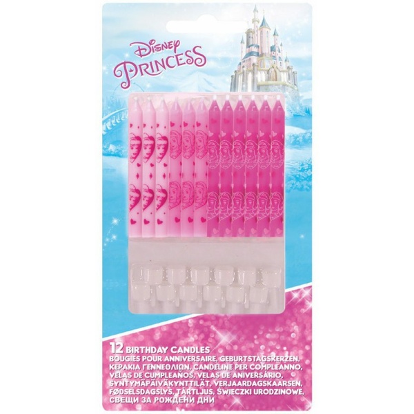 Svíčky Princess Princess Disney Live Your Story 12 ks