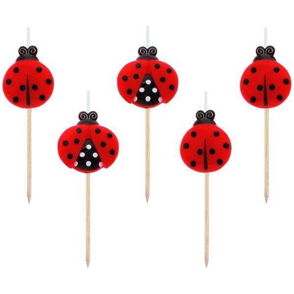 Svíčky dortové Berušky 5 ks