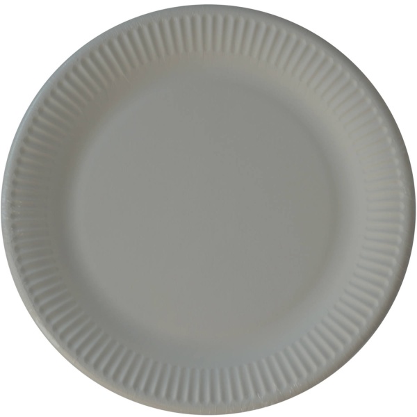 TALÍŘE papírové kompostovatelné šedé 23cm 8ks