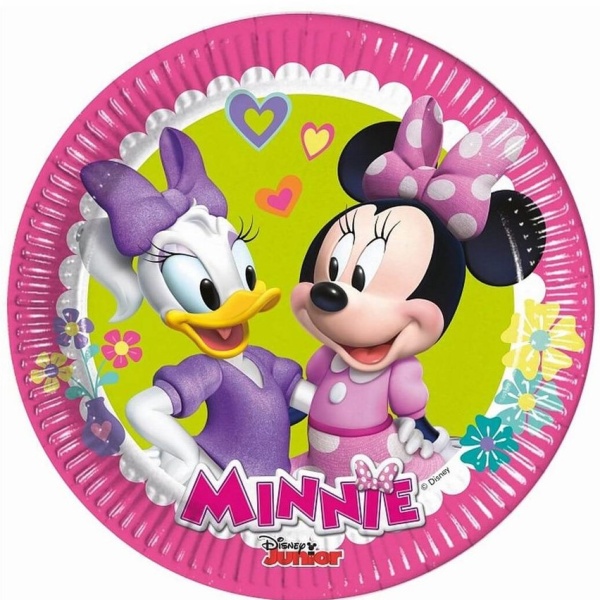 Minnie Happy Helpers - Talířky papírové 20cm 8 ks