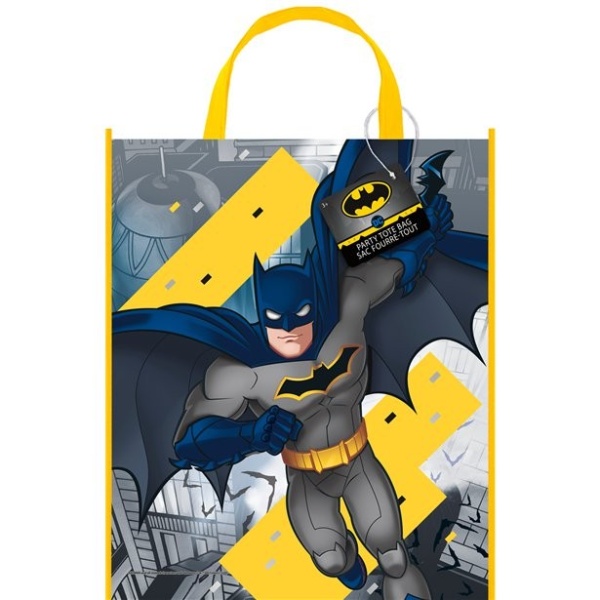 Taška dárková Batman velká, pevná 33 x 28 cm
