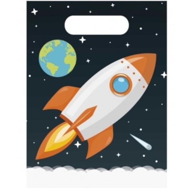 TAŠTIČKY Vesmír a rakety 18,5x22,5cm 8ks