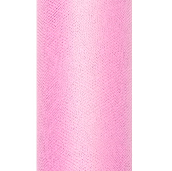 Tyl růžový 30cm/9m
