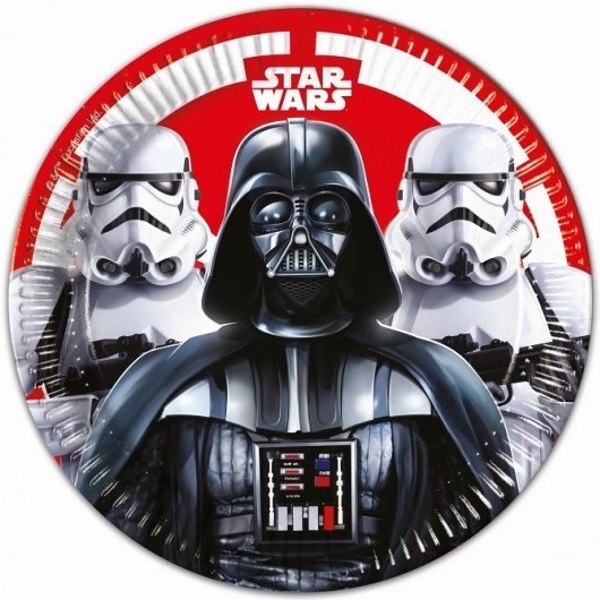 Star Wars Final party - Talíře papírové 23 cm 8 ks