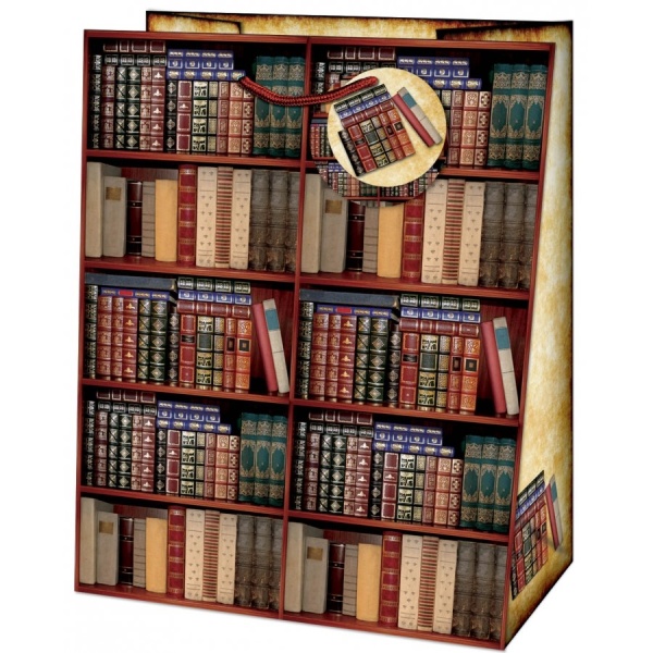 Taška dárková Maxi Knihovna 26,7 x 33 x 13,7 cm