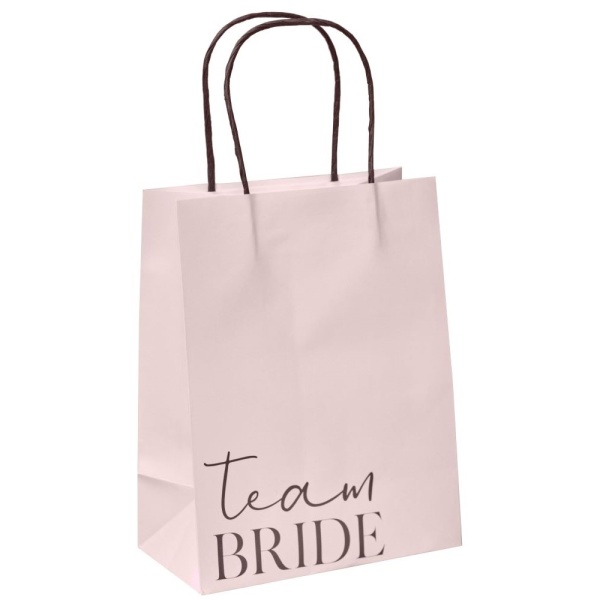 Tašky dárkové Team Bride 21,5 x 16 x 5 cm 5ks