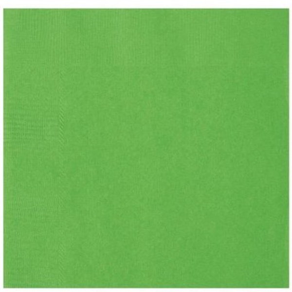 UBROUSKY papírové limetkově zelené 33x33cm 50ks