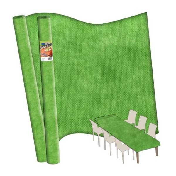 Levně Ubrus v roli netkaná textilie zelený 120cmx5m