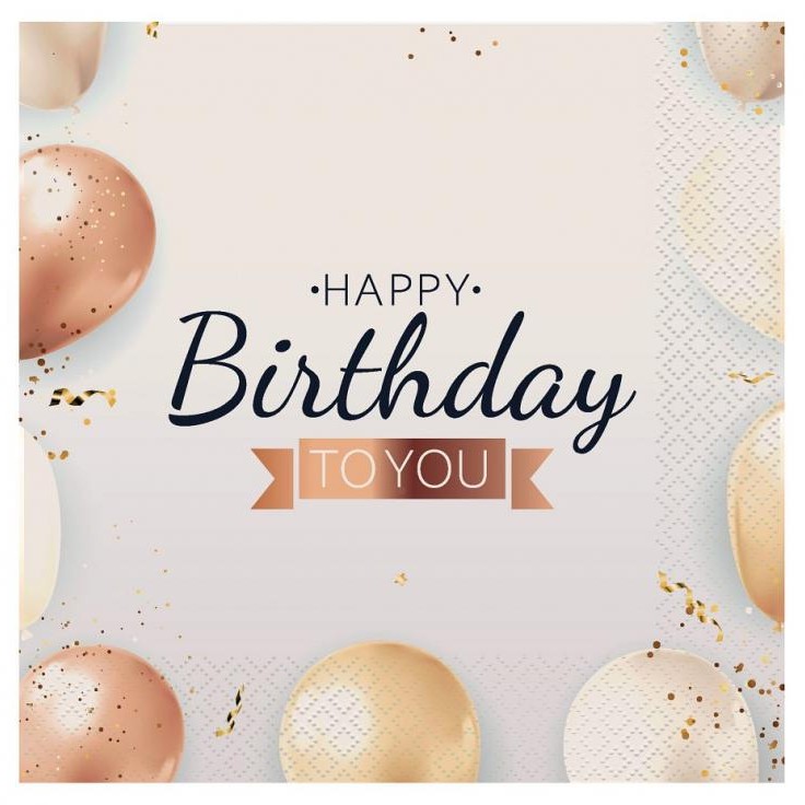 Ubrousky paprov HB s balnky svtl 33x33 cm 20 ks