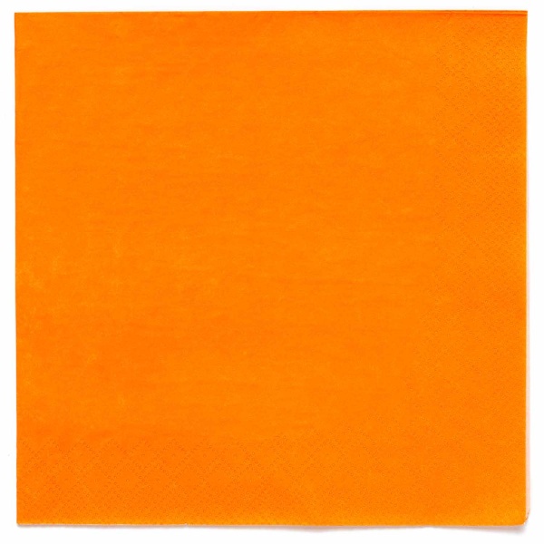 Ubrousky papírové oranžové Pumpkin 33 x 33 cm 20 ks