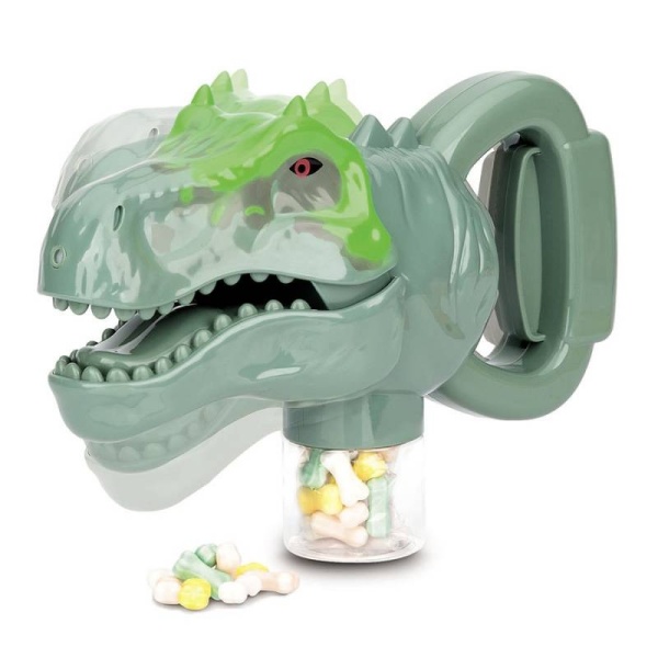 Vodní pistolka s cukrovinkou Dino mix 1 ks