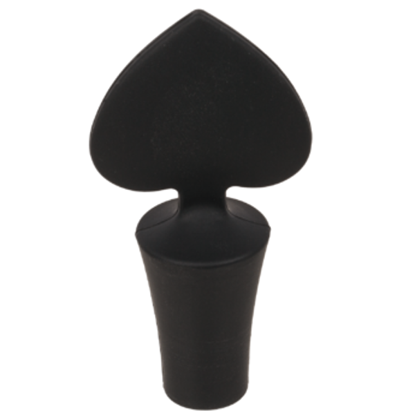 Zátka na láhev Hrací karty - Piky 1 ks