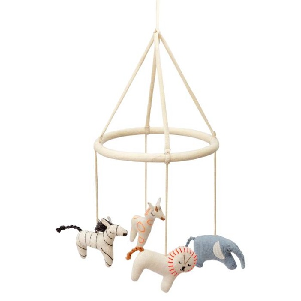 Závěsná dekorace nad postýlku Safari