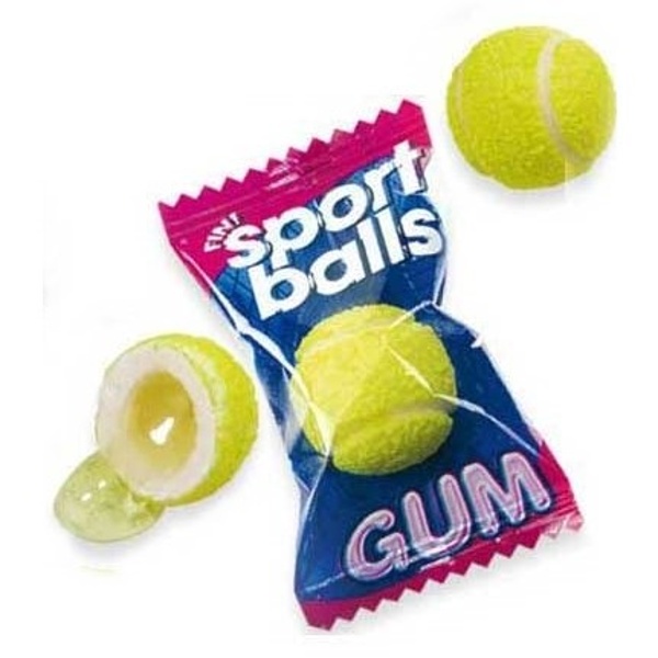 Žvýkačka kyselá Tenisový míček 16 g 50 ks