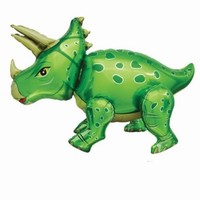 BALÓNEK chodící Triceratop 4D zelený 91cm