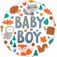 BALÓNEK fóliový Baby Boy Lesní zvířátka