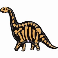 BALÓNEK fóliový Brontosaurus kostra 127cm