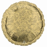 BALÓNEK fóliový Flitry zlaté 43cm