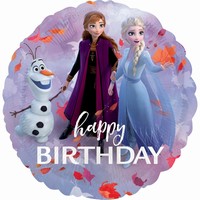 BALÓNEK fóliový Frozen 2 Happy Birthday