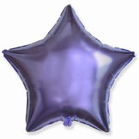 BALÓNEK fóliový Hvězda fialová 46cm