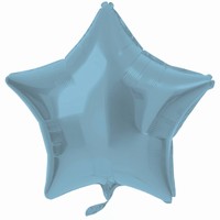 BALÓNEK fóliový Hvězda pastelově modrá 48cm