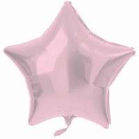 BALÓNEK fóliový Hvězda pastelově růžová 48cm
