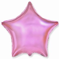 BALÓNEK fóliový Hvězda růžová lesklá 46cm