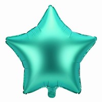 BALÓNEK fóliový Hvězda zelená 48cm