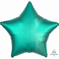 BALÓNEK fóliový Hvězda zelená Jade 43cm