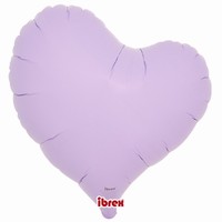 BALÓNEK fóliový Křivé srdce lila 35cm 5ks