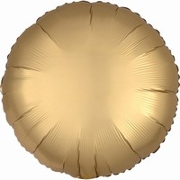 BALÓNEK fóliový Kruh zlatý 43cm