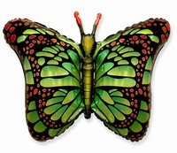 BALÓNEK fóliový Motýl zelený