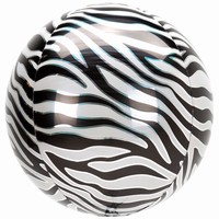 BALÓNEK fóliový ORBZ koule Zebra 38x40cm