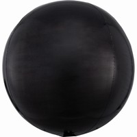 BALÓNEK fóliový ORBZ koule černá 40cm