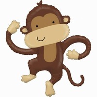 BALÓNEK fóliový Opice 102cm