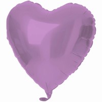BALÓNEK fóliový Srdce fialové 45cm