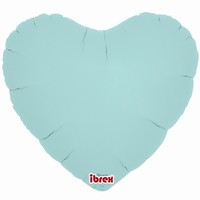 BALÓNEK fóliový Srdce pastelové sv. modré 35cm 5ks
