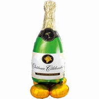 BALÓNEK fóliový láhev šampaňského 130cm AirLoonz